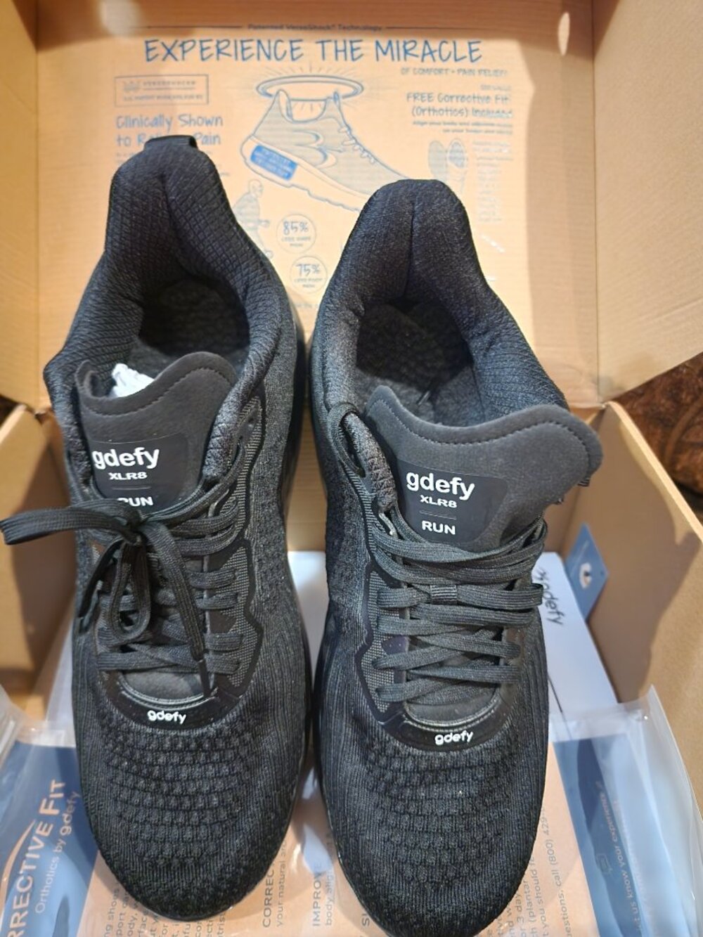 GDEFY GRAVITY XLR8 RUN SHOE SIZE 13XW